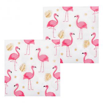 Servietten "Party-Flamingo" 20er Pack