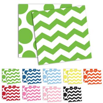 Servietten "Punkte & Streifen" 16er Pack