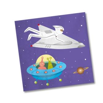 Servietten "Weltraum-Team" 20er Pack