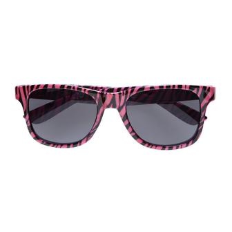 Sonnenbrille "Pink Zebra-Look"