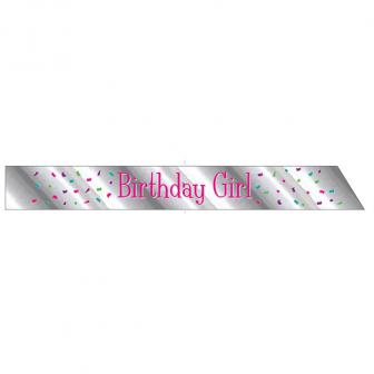 Süße Schärpe "Birthday Girl" 167,6 cm