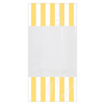 Süße Tütchen mit Verschluss 10er Pack-gelb