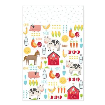 Tischdecke "Niedliche Farm-Tiere" 137 x 243 cm