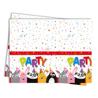 Tischdecke "Tierischer Partyspaß" 120 x 180 cm