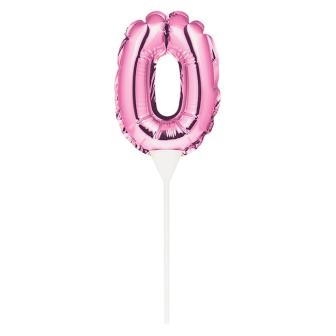 Tortenstecker "Pinke Zahl"-0