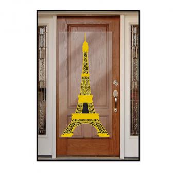Türdeko "Eiffelturm"  76 x 152 cm