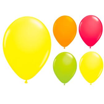 UV Leucht-Luftballons 8er Pack