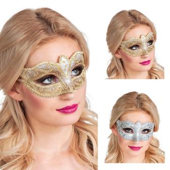 Venezianische Augenmaske "Glamour Deluxe"