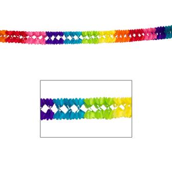 Wabenpapier-Girlande "Multi-Color"  6 m