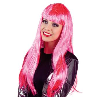 Wallende Verführung mit Lametta-pink