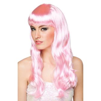 Perücke Wallende Verführung-rosa