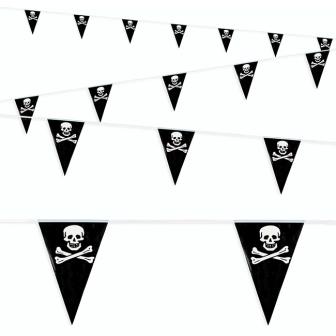Wimpel-Girlande Gefährliche Piraten 6 m