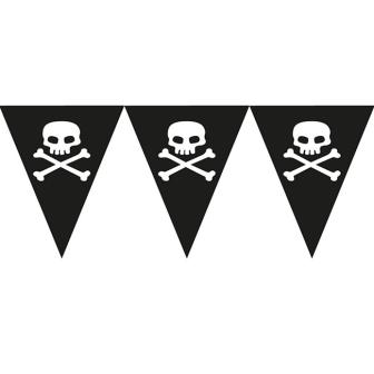 Wimpel-Girlande "Piraten-Nacht" 360 cm