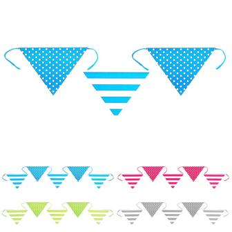 Wimpelgirlande "Punkte-Spaß" 6 m