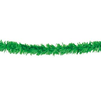 XXL Fransen-Girlande 10 m-grün