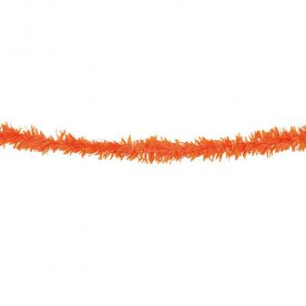 XXL Fransen-Girlande 10 m-orange