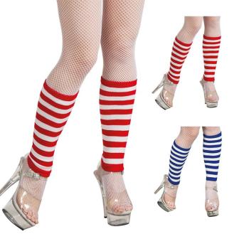 Zweifarbige Ringelstulpen 32 cm