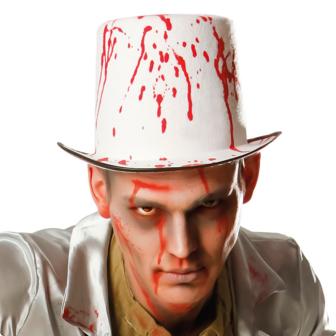 Zylinder "Blutiges Spiel" 20 cm