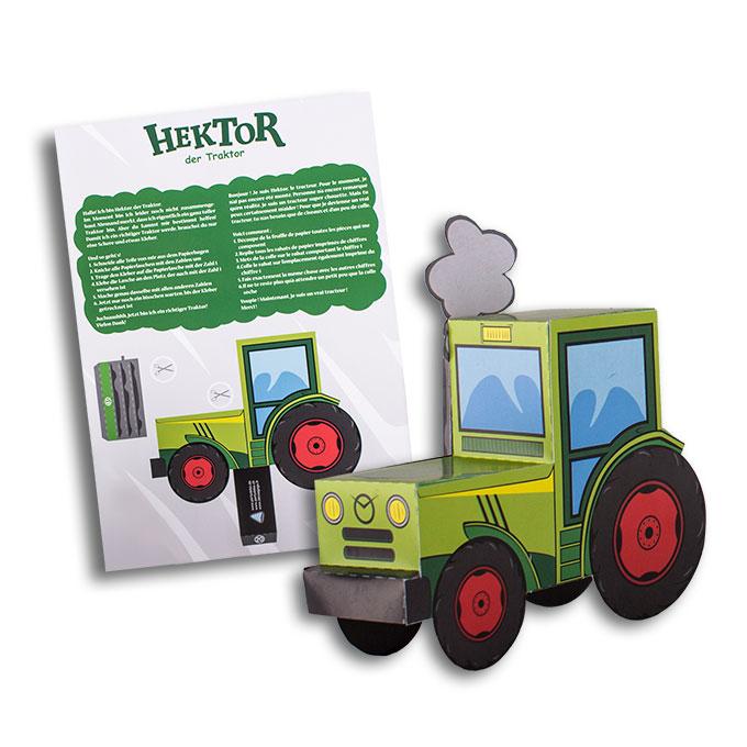 3D Bastelbogen "Hektor der Traktor" günstig kaufen bei PartyDeko.de