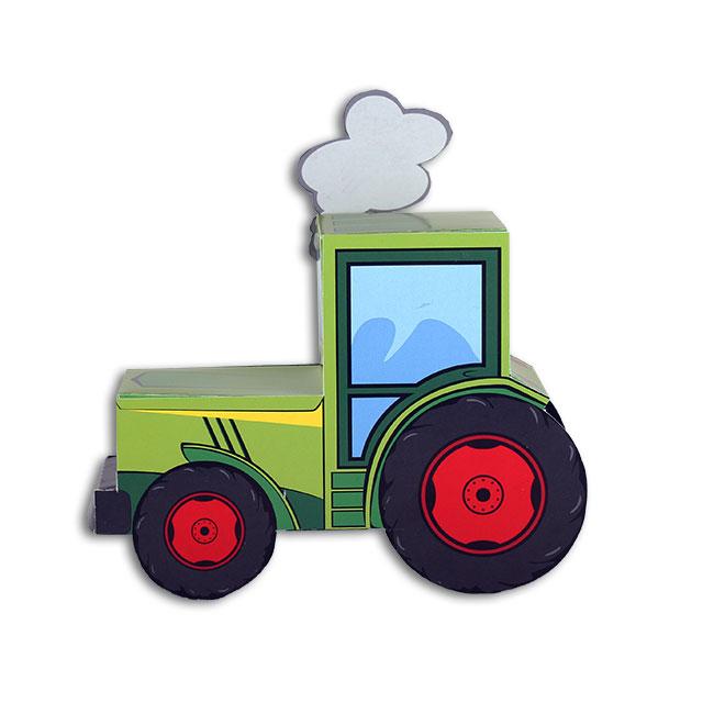 3d Bastelbogen Hektor Der Traktor Gunstig Kaufen Bei Partydeko De