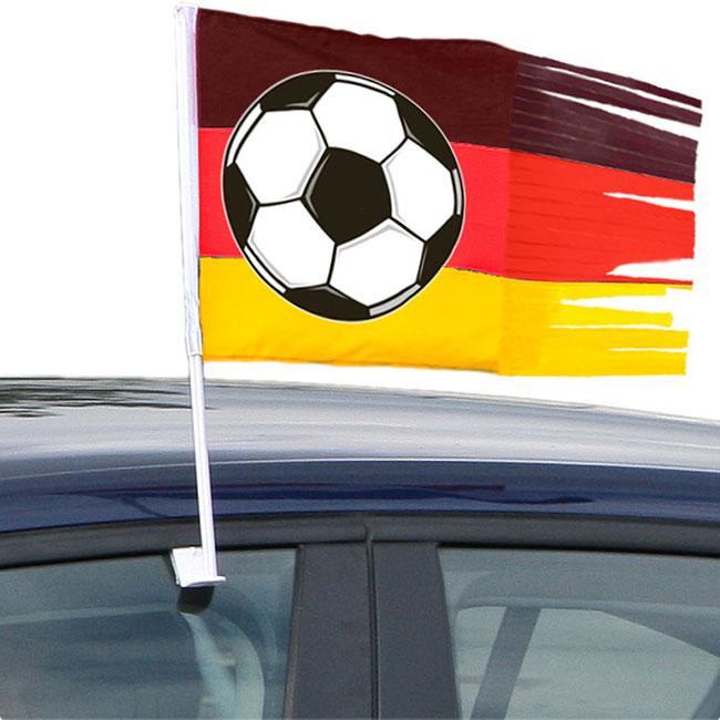 AutofahneFußball Deutschland 45 cm günstig kaufen bei PartyDeko.de