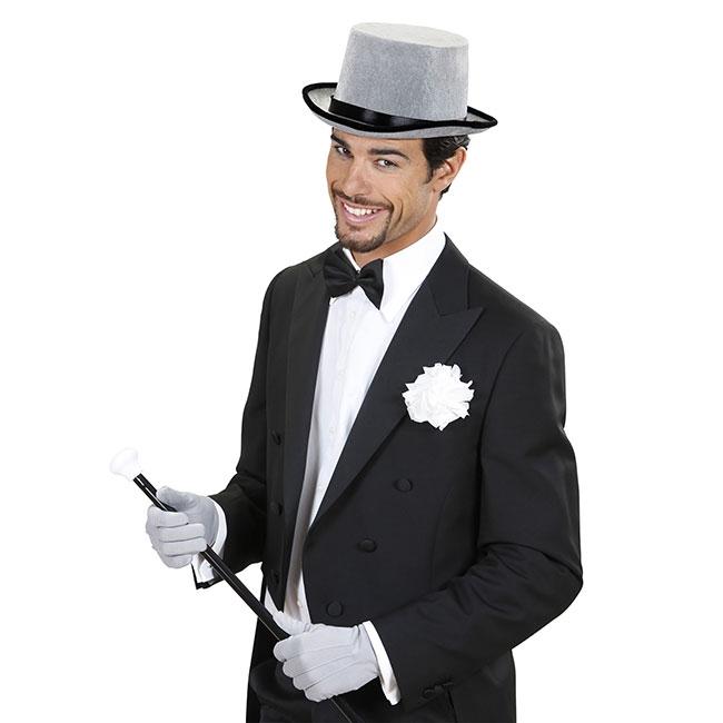 Einfarbige Handschuhe "Farbenfroh" 23 cm-grau günstig kaufen bei