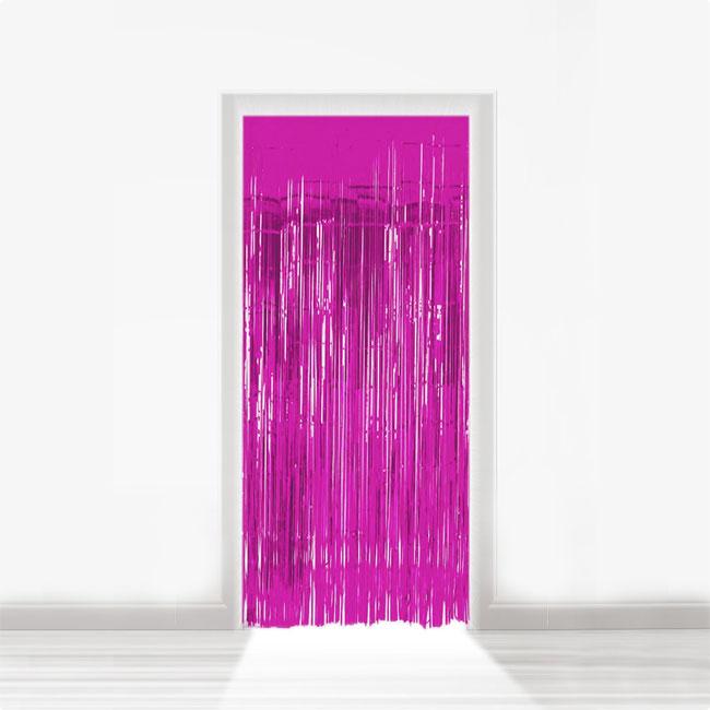 Folat Türvorhang Folie Pastell Ombre Regenbogen – 2x1 M, Mehrfarbig – Für Geburtstage, Kinderfeste, Partys – Bunte Deko, Leicht Anzubringen