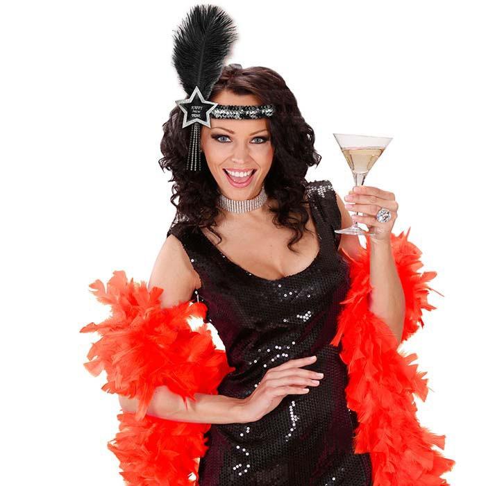 Happy New Year Stirnband Tiara - 2025 Tuch Silveste Produktbild-Vorschau 2