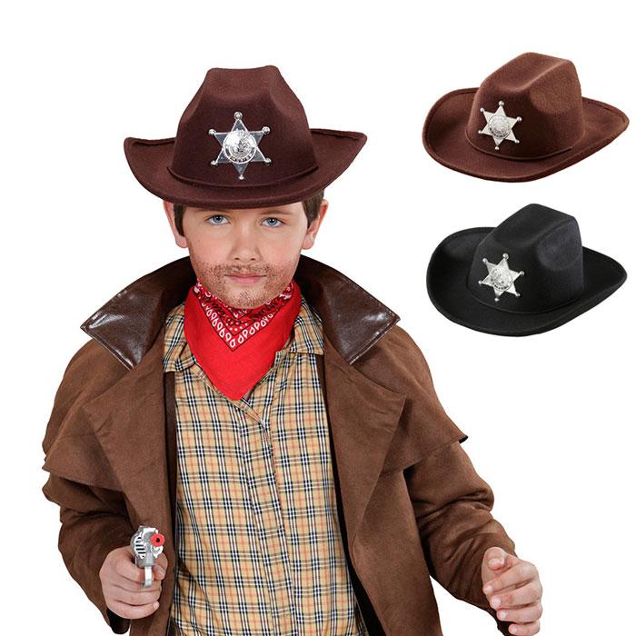 Kinder Cowboy-Hut Sheriff günstig kaufen bei PartyDeko.de