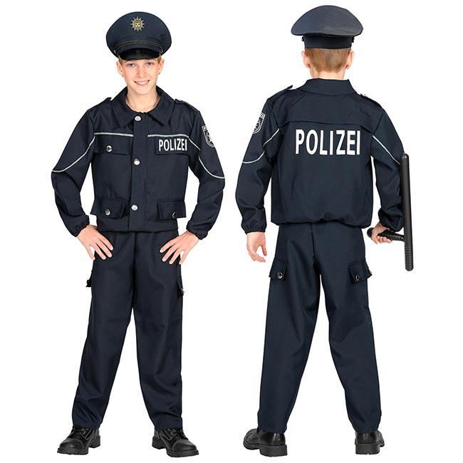 Kinder-Kostüm Polizei 3-tlg. günstig kaufen bei PartyDeko.de