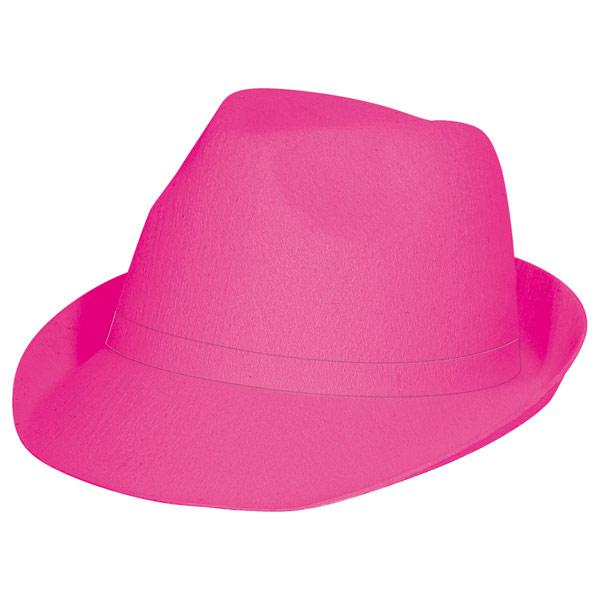 Pinker Trilby-Hut günstig kaufen bei PartyDeko.de