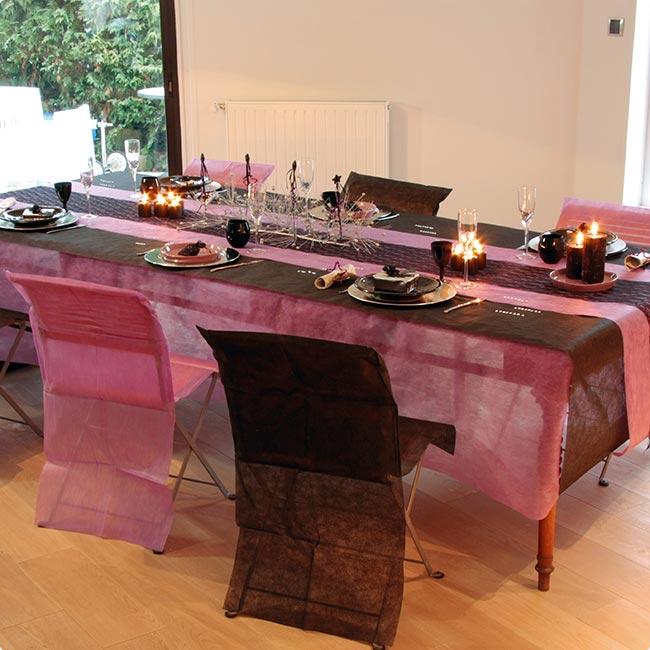 Tischläufer Deko-Vlies "Edle Tafel" 0,3 x 10 m-schwarz günstig kaufen ...