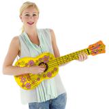 Aufblasbare Hippie-Gitarre 80 cm