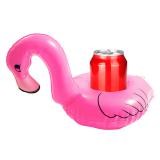 Aufblasbarer Getränkehalter "Flamingo" 25 cm