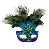 Augenmaske "Wunderschöner Pfau"