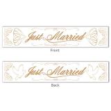 Banner "Just married" 13 x 70 cm