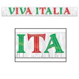 Metallic-Banner "Italien"  240 cm 