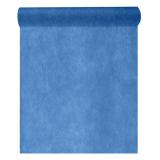 Breiter Tischläufer Deko-Vlies "Edle Tafel" 0,6 x 10 m-blau