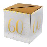 Brief-und Kartenbox 60. Geburtstag "Golden Times"