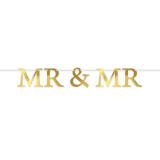 Buchstaben-Girlande "Mr & Mr" 122 cm