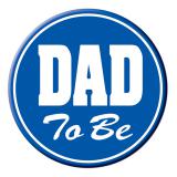 Button "Dad to be" 9 cm