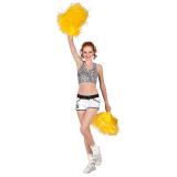 Einfarbiger Cheerleader-Pompom-gelb