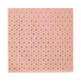 Cocktail-Servietten "Edler Geo-Print" 20er Pack-rosa