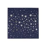 Cocktailservietten "Sternenklar" 20er Pack-blau