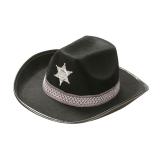 Cowboy-Hut "Sheriff"-schwarz