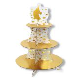 Cupcake-Ständer "Verzaubertes Einhorn" 41 cm