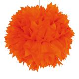 Deckendeko "Pom-Pom aus Wabenpapier" 30 cm-orange