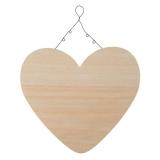 Deko-Herz aus Holz 24 cm