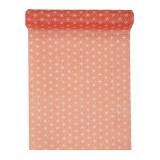 Deko-Vlies Tischläufer "Sternen-Symmetrie" 5 m-koralle