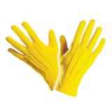 Einfarbige Handschuhe "Farbenfroh" 23 cm-gelb